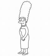 Marge Simpsons Dos Tudodesenhos Colorier Maggie Piedras Mignonnes Coloriages источник Homer sketch template