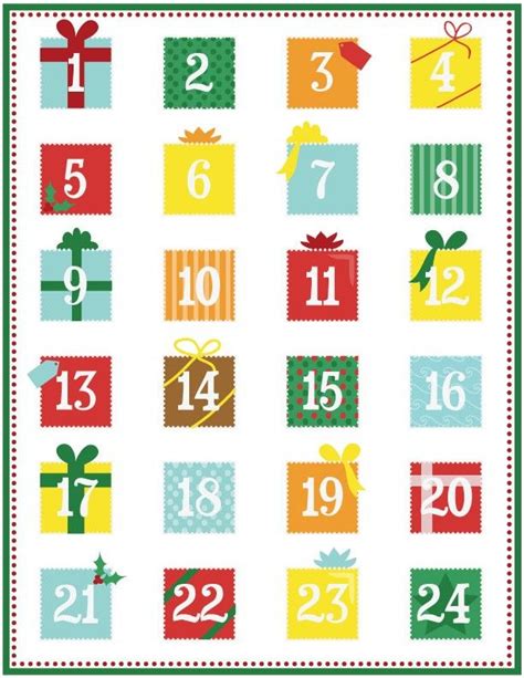 printable advent calendar numbers ad enjoy great deals