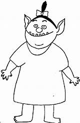 Ogre Characters Coloring Coloriage Drawing Kb sketch template