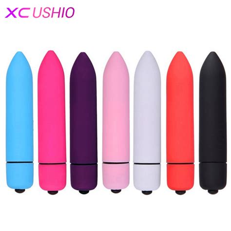 7 colors 10 speed mini bullet vibrator for women waterproof clitoris