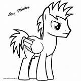 Pony Little Coloring Pages Shining Armor Popular sketch template