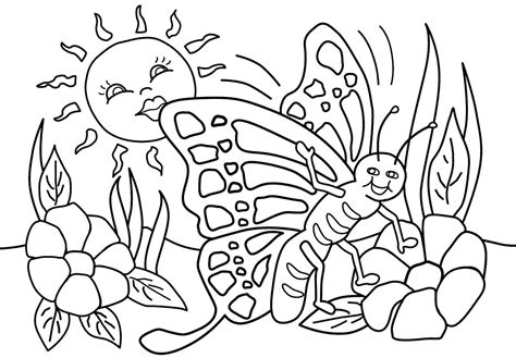 spring coloring pages printable gif infortant document