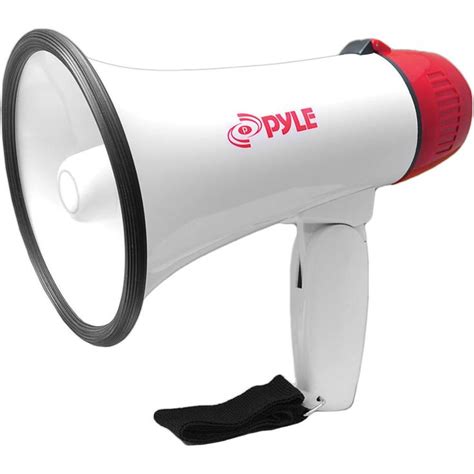 pyle pmp compact professional  power megaphone pyle megaphone microphone  sale