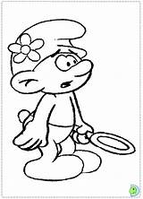 Coloring Smurf Smurfs Pages Dinokids Smurfette Printable Close Getdrawings Popular Fun sketch template