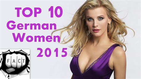 top 10 most beautiful german women 2015 youtube