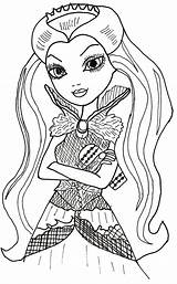 Coloring Ever After High Pages Queen Raven Printable Sheet Print Color Sheets Colouring Cartoon Kids Books sketch template