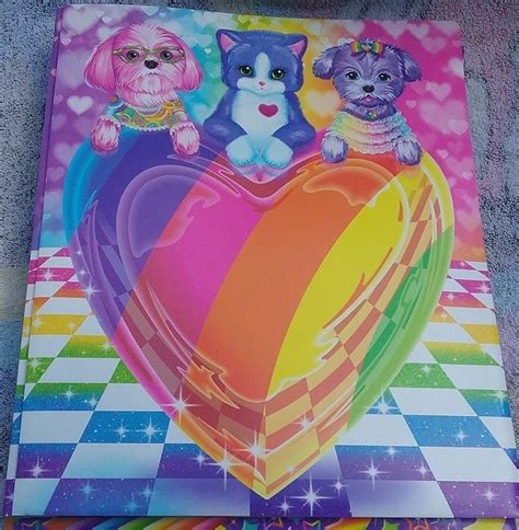 Lisa Frank Folder Kaylen Lacie Boopsidoodle New Plastic 2 Pocket Prong