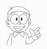 Nobita Doraemon Coloring Pages Print Printable Sketch Doremon Kids Patlu Motu Color Sheet sketch template