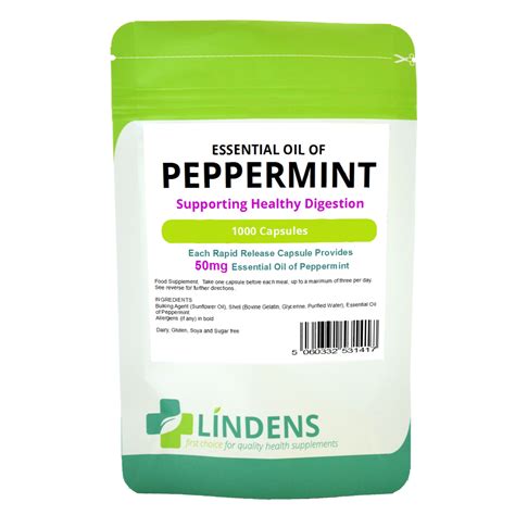 peppermint oil mg capsules zoom health