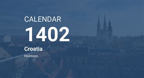 year  calendar croatia