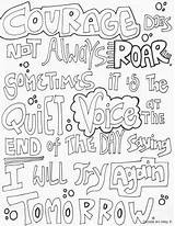 Courage Sayings sketch template
