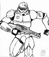 Clone Trooper Commander Coloriage Ausmalbilder Assassin Captain Troopers Coloringhome Cody Imprimer Starwars sketch template