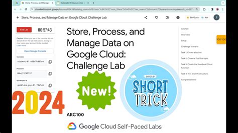 store process  manage data  google cloud challenge lab