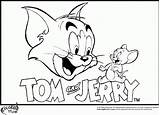 Coloring Spike Jerry Tom Pages Popular sketch template