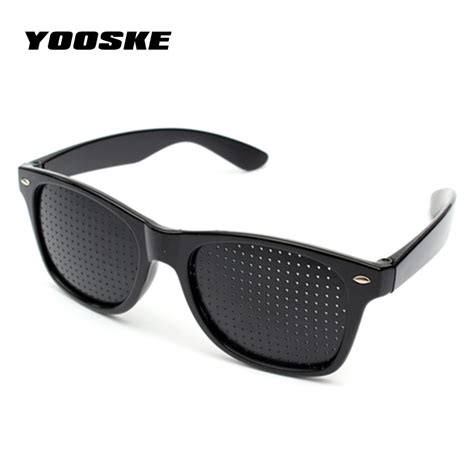 yooske anti myopia pinhole glasses women men pin hole sunglasses eye