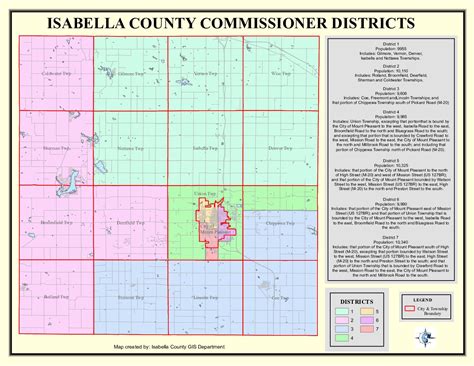 isabella county plat map map  west