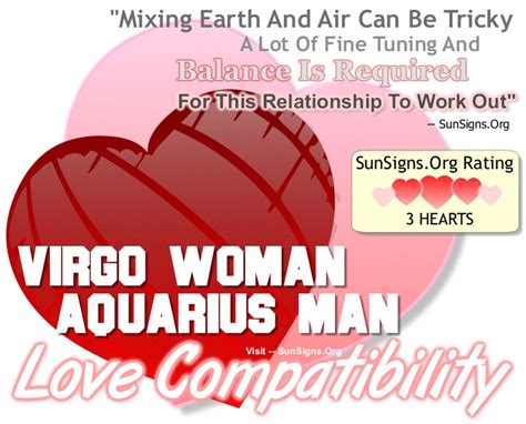 virgo woman aquarius man a tricky relationship
