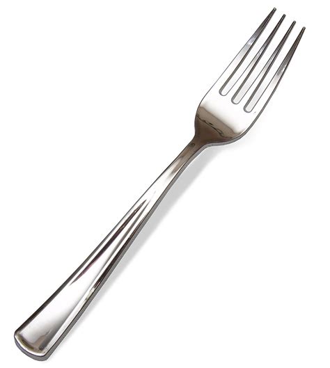 silver plastic forks premium quality silverware polished  ct