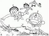 Doraemon Mewarnai Rebanas sketch template