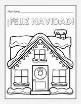 Coloring Navidad Pages Spanish Christmas Colorear Hojas Preview sketch template
