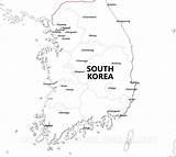 Map Korea South Coloring Outline A4 Pages Print Blank Printable Sketch Kids Maps Asia Search Southkorea Again Bar Case Looking sketch template