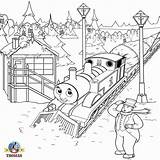 Coloring Thomas Pages Train Printable Christmas Kids Friends Engine Sheets Tank Games Book Snow Tree Color Fire Toys Children Print sketch template
