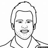 Carrey Jim Actor Coloring Pages Famous sketch template