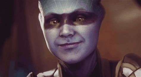 Mass Effect Andromeda S Smiling Asari Is Ridiculously