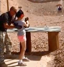 Gun Girls Of America Innocent Faces Pink Rifles After That Horrific