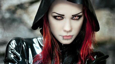dark emo gothic fetish girl girls vampire cyber goth hd wallpaper 121824