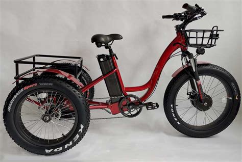 folding fat tire electric tricycle    cyclists
