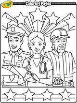 Labor Coloring Pages Printable Crayola Activities Workers Career Kids Kindergarten Color Print Elementary Ready Students Careers Sheets Get Crafts Printables sketch template