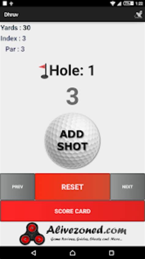 golf scorecard  android