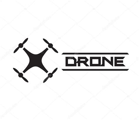 drone logo concept design stock vector image  csdcrea