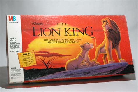 lion king game  milton bradley  complete read etsy lion