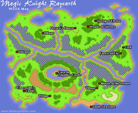 maps magic knight rayearth