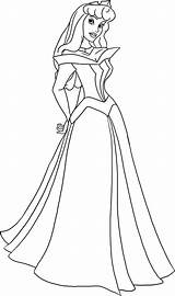 Coloring Pages Aurora Clipart Printable Princess Colouring Library Sleeping Beauty sketch template
