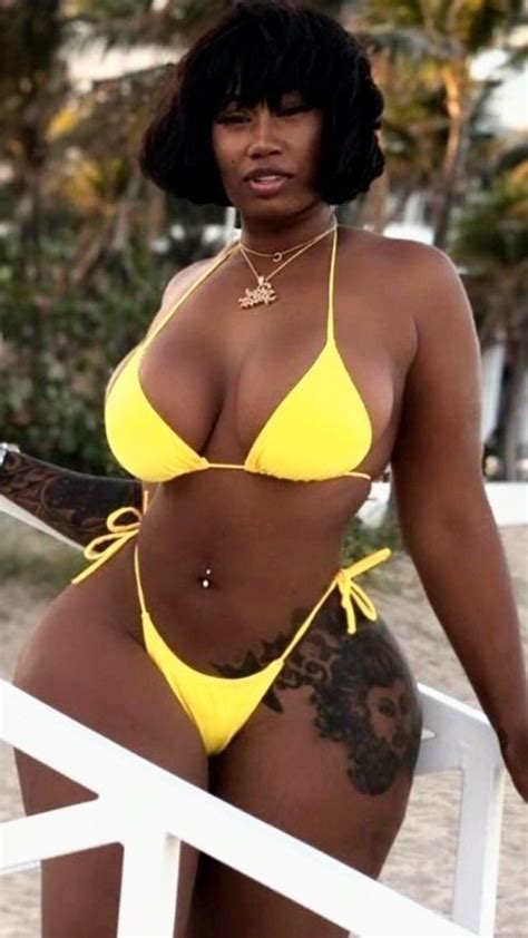 yellow majik big size african woman curvy bikinis sexy