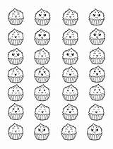 Coloring Kawaii Pages Cakes Cup Adults Kawai Cupcakes Color Adult Kids Cake Food Justcolor Colouring Aren Sweet Too They Beautiful sketch template