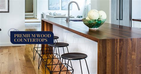 maintain custom wood countertops complex kitchens