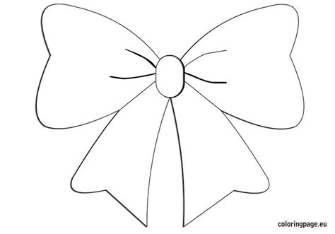 bow coloring coloring pages bow template applique patterns