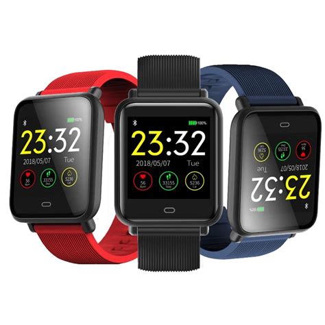 buy  smart  men color tft screen fitness clock blood pressure ip