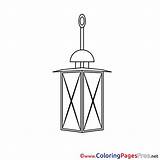 Coloring Lantern Printable Colouring Pages Objects Sheet Sheets Title Coloringpagesfree sketch template