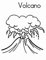 Volcano Clipart Coloring Ash Eruption Cloud Drawing Pages Volcanic Cliparts Hot Kids Cartoon Clip Erupt Netart Clipground Color Popular Getdrawings sketch template