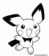Pichu Pokemon Coloring Pikachu Pages Drawing Para Easy Color Imagen Book Getdrawings Colouring Getcolorings Machu Eve Printable Picchu Clipartmag Step sketch template