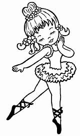 Coloring Pages Dance Dancing Sheets Girl Kids Cute sketch template