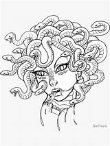 Medusa Medusas sketch template