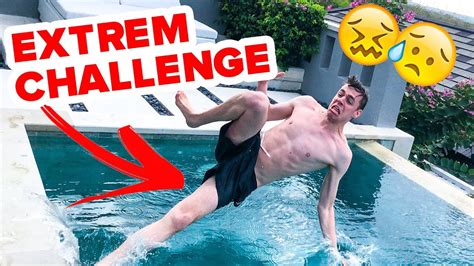 extrem challenge mit rayfox yoga pool challenge  flowest youtube