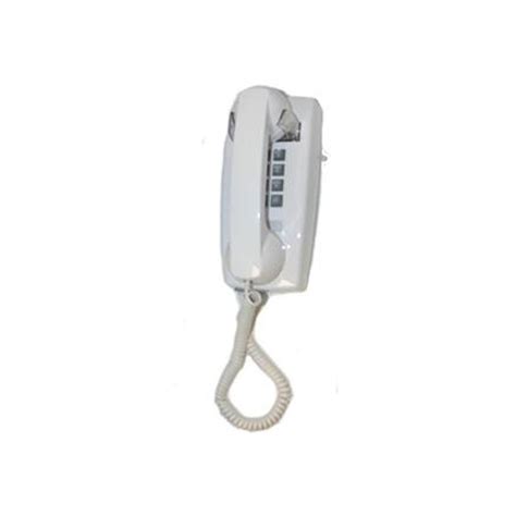 cortelco wall corded telephone  volume control white itt   wh  home depot