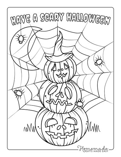 coloring pages  halloween